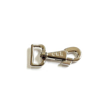 Load image into Gallery viewer, 25mm Fluted Heavy Duty Trigger Clips Hooks Nickel Plated For Dog Leads Webbing Bags Straps