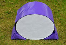 Load image into Gallery viewer, Dog Agility Training Tunnel Sandbags Adjustable 60cm - 80cm Diameter For Indoor And Outdoor UV PVC In Various Colours 490mm Material Width