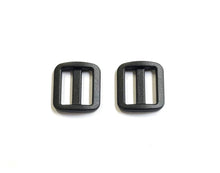 Load image into Gallery viewer, 16mm 20mm 25mm Wide Nylon Triglide 3 bar Slides For Bags Handles Leads Straps