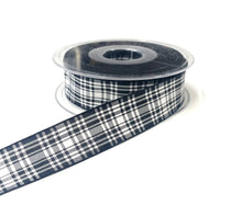 Load image into Gallery viewer, Tartan Ribbon 25mm Berisfords Scottish Ribbon Sewing Crafts Gift Wrapping In Various Lengths