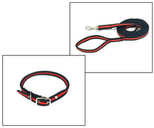 Load image into Gallery viewer, Dog Collar And Lead Set 25mm Air Webbing Small Collar In Various Lengths And Matching Colours