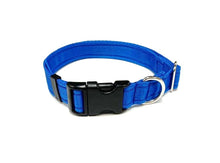 Load image into Gallery viewer, Adjustable Dog Collars 25mm Cushion Webbing In Various Colours And Sizes Small Medium Large