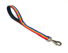 Load image into Gallery viewer, 18" Short Close Control Dog Lead With Padded Handle In Various Colours 25mm Webbing