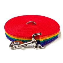 Load image into Gallery viewer, Dog Training Lead 25mm Heavy Webbing 5ft - 30ft Long Line Tracking Recall In 20 Colours