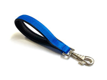 Load image into Gallery viewer, 13" Short Close Control Dog Lead With Padded Handle In Various Colours 25mm Webbing