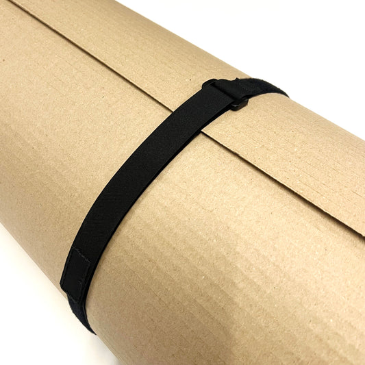 Hook And Loop Tape Strap Plastic Loop Strapping Band Luggage In Black & White