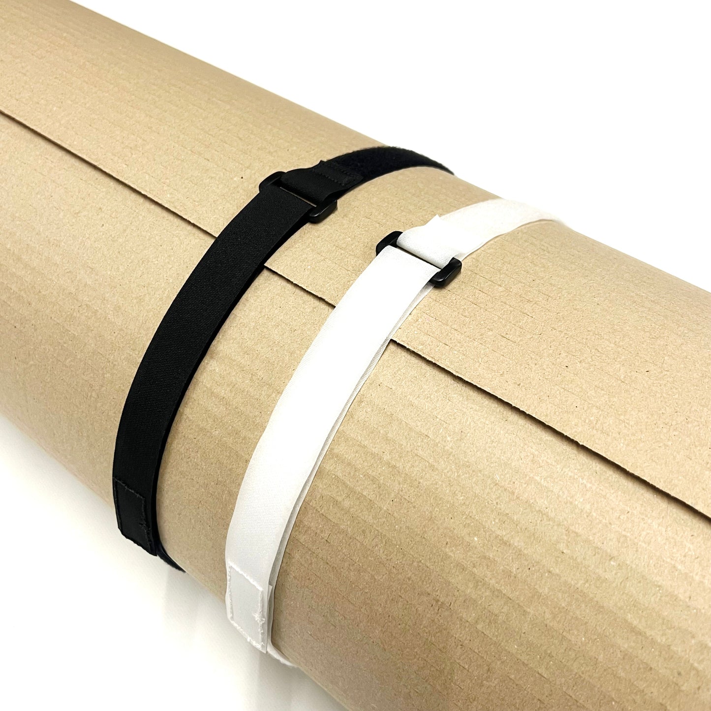 Hook And Loop Tape Strap Plastic Loop Strapping Band Luggage In Black & White