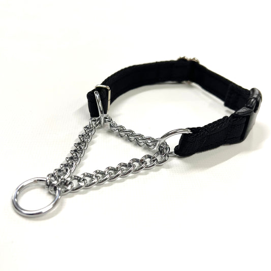 Half Check Chains For Dog Collars In Solid Brass or Chrome Plated In Various Sizes