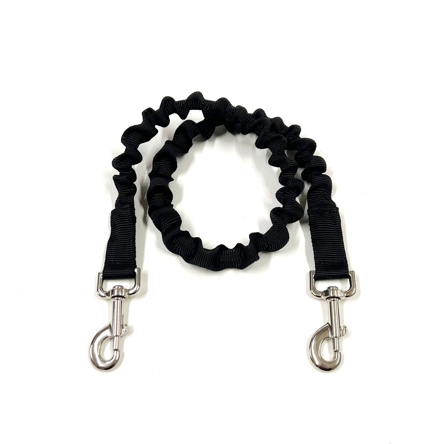 Double Ended Bungee Dog Lead 80cm Long Shock Absorb Extension With Swivel Trigger Clip Each End