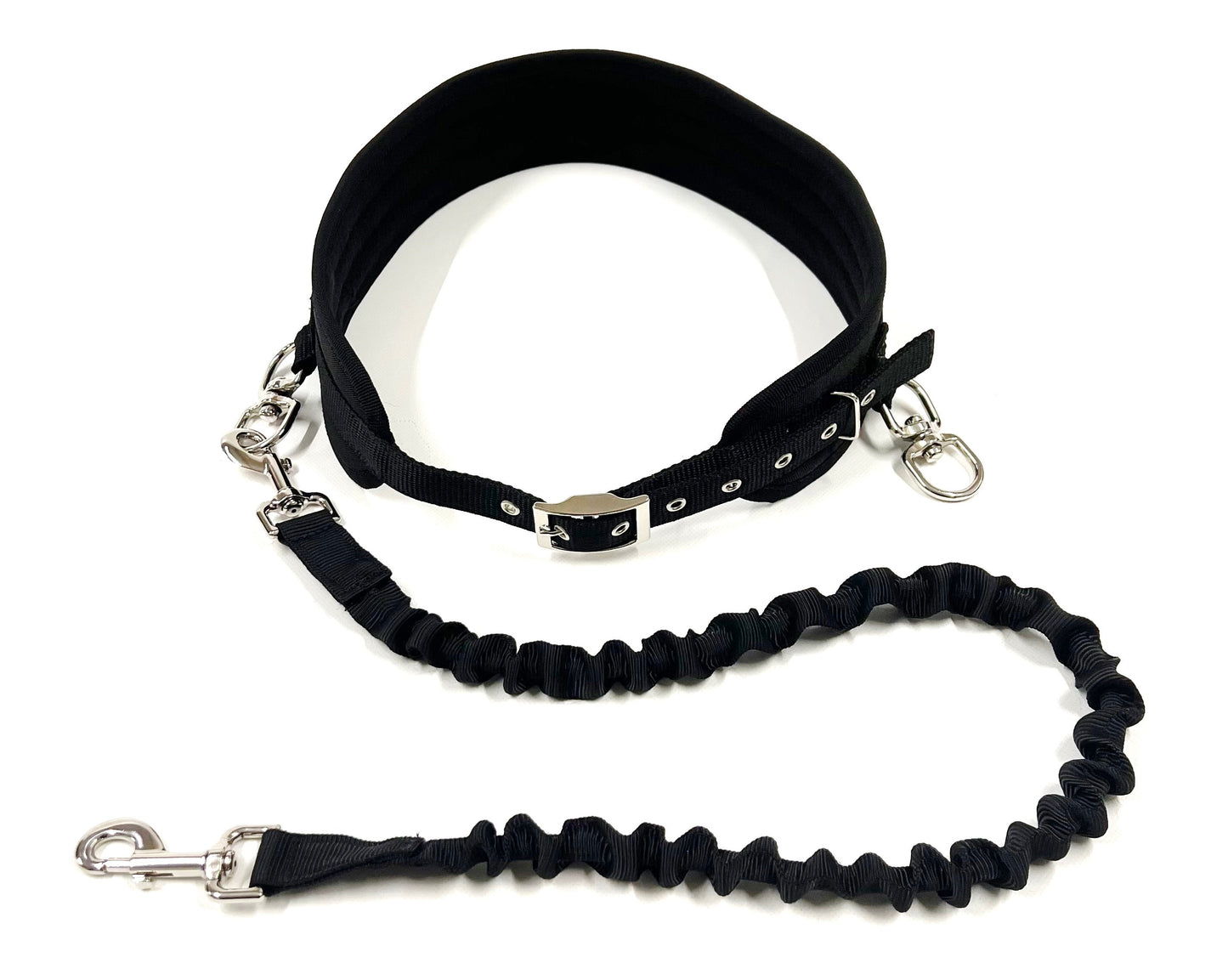 Dog Walking Belt Hands Free Soft Padded Adjustable Waist Belt