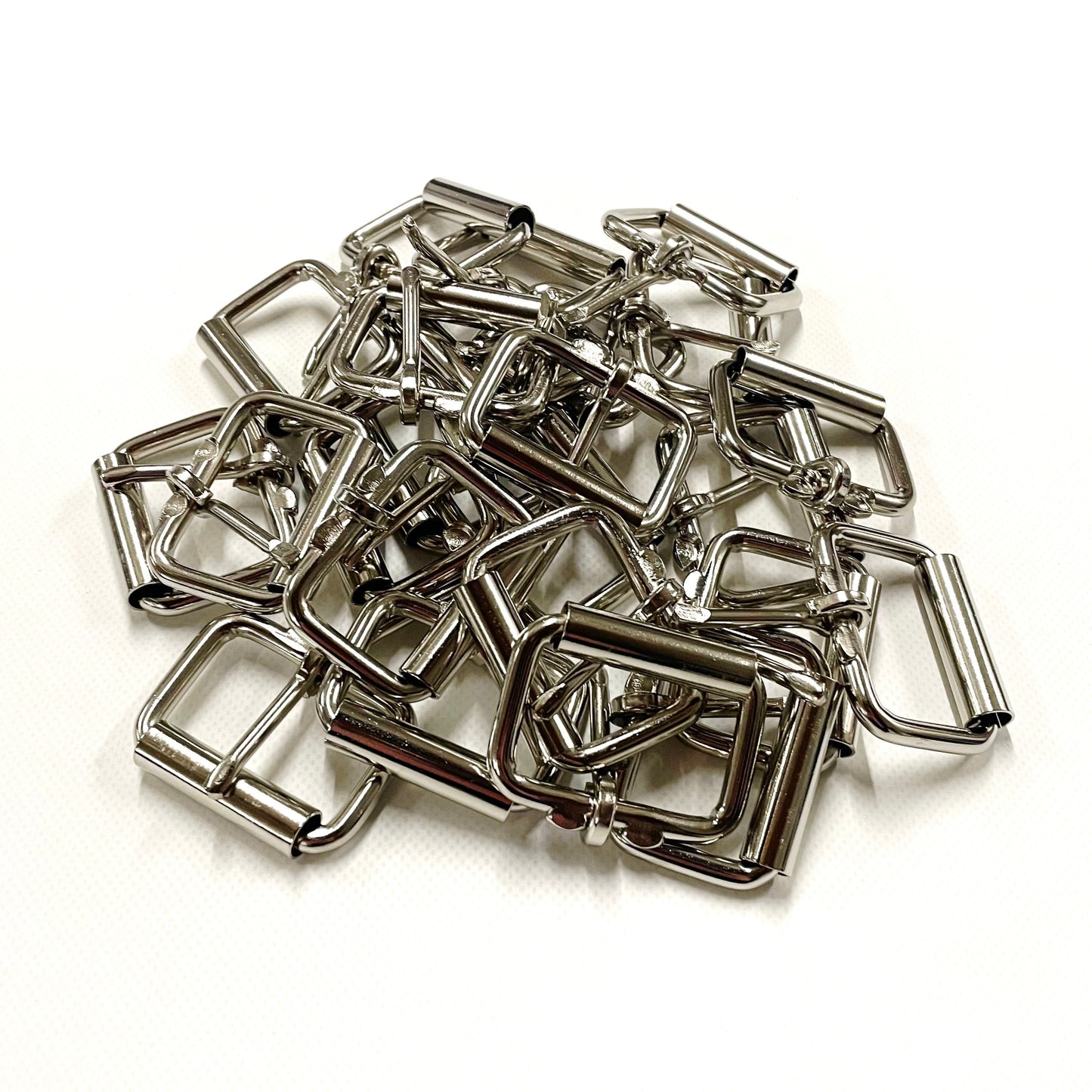 Single Roller Buckle Heavy Duty 25mm 38mm Handbag Belt Buckles Nickel Plated