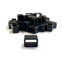 Load image into Gallery viewer, Deep Loop Strap Keepers Plastic 13mm 16mm 25mm Dog Collars Bags Straps Webbing Leather