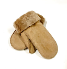 Load image into Gallery viewer, 100% Genuine Sheepskin Mittens Mens Ladies Gloves Various Colours Made In The UK