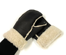 Load image into Gallery viewer, 100% Genuine Sheepskin Mittens Mens Ladies Gloves Various Colours Made In The UK