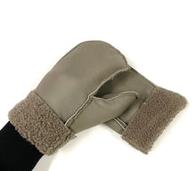 Load image into Gallery viewer, 100% Genuine Sheepskin Mittens Mens Ladies Gloves Various Colours Made In The UK
