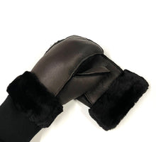 Load image into Gallery viewer, 100% Genuine Sheepskin Mittens Mens Ladies Gloves Various Colours Made In The UK