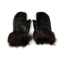 Load image into Gallery viewer, 100% Genuine Sheepskin Mittens Mens Ladies Gloves Various Colours Made In The UK