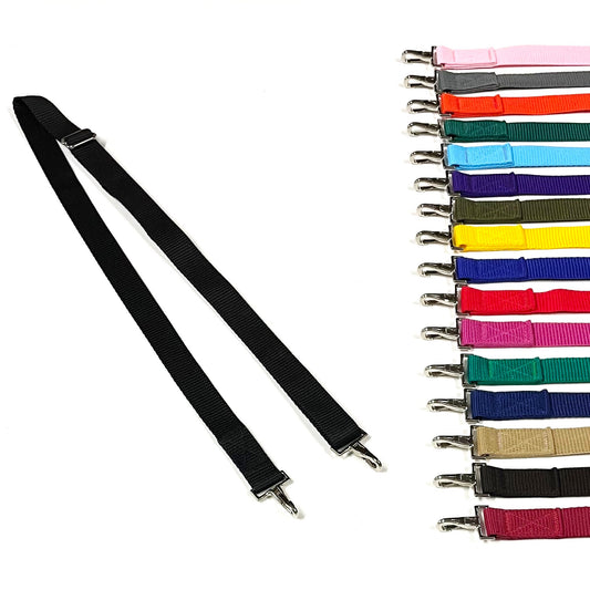 Shoulder Strap Bag Adjustable 150cm Long Universal Strap Bag Replacement Metal Clip 20 Colours 25mm Wide