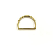 Load image into Gallery viewer, Solid Brass D-Rings 50mm Dog Leads Collars Horse Leather Crafts