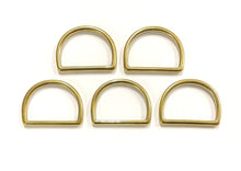 Load image into Gallery viewer, Solid Brass D-Rings 50mm Dog Leads Collars Horse Leather Crafts