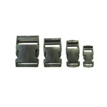 Load image into Gallery viewer, 20mm 25mm 40mm 50mm Black Plastic Side Release Buckles For Webbing Bags Straps