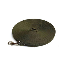 Load image into Gallery viewer, Puppy Dog Training Leads In 19 Colours 13mm Webbing 5ft - 25ft Long Leash