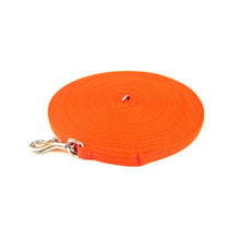 Load image into Gallery viewer, Puppy Dog Training Leads In 19 Colours 13mm Webbing 5ft - 25ft Long Leash