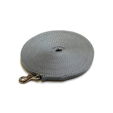 Load image into Gallery viewer, Puppy Dog Training Leads In 19 Colours 13mm Webbing 5ft - 25ft Long Leash