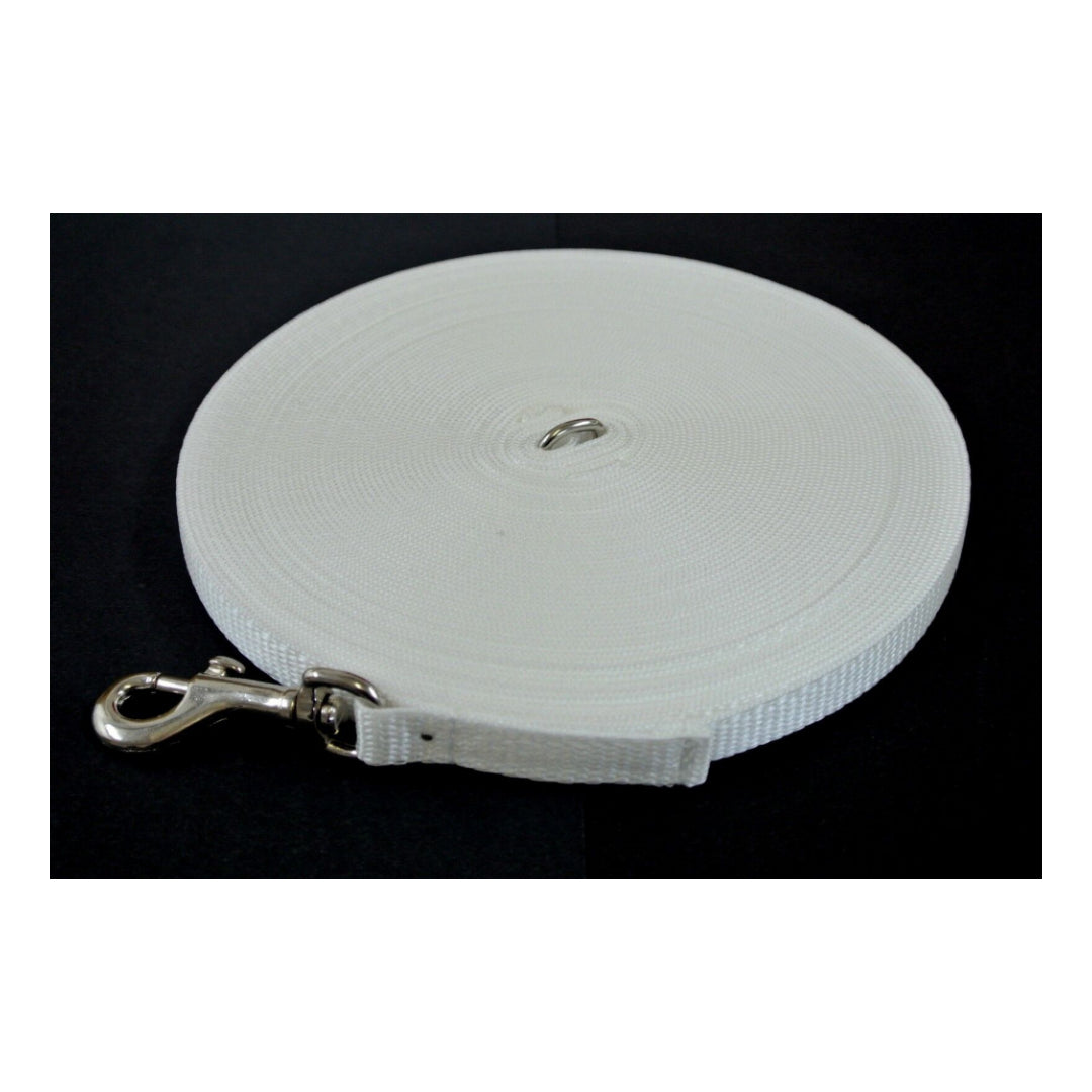 Puppy Dog Training Leads In 19 Colours 13mm Webbing 5ft - 25ft Long Leash