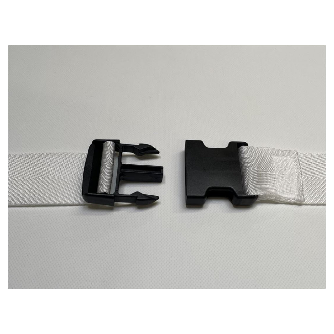 Tie Down Straps Plastic Side Release Buckle 50mm V-Twill Webbing 17 Colours Luggage Storage 1m - 5m Long