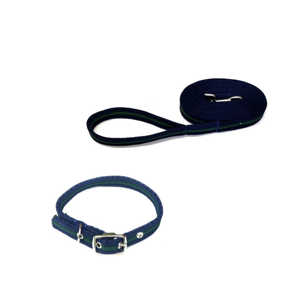 Dog Collar And Lead Set 20mm Air Webbing Small Collar In Various Lengths And Matching Colours