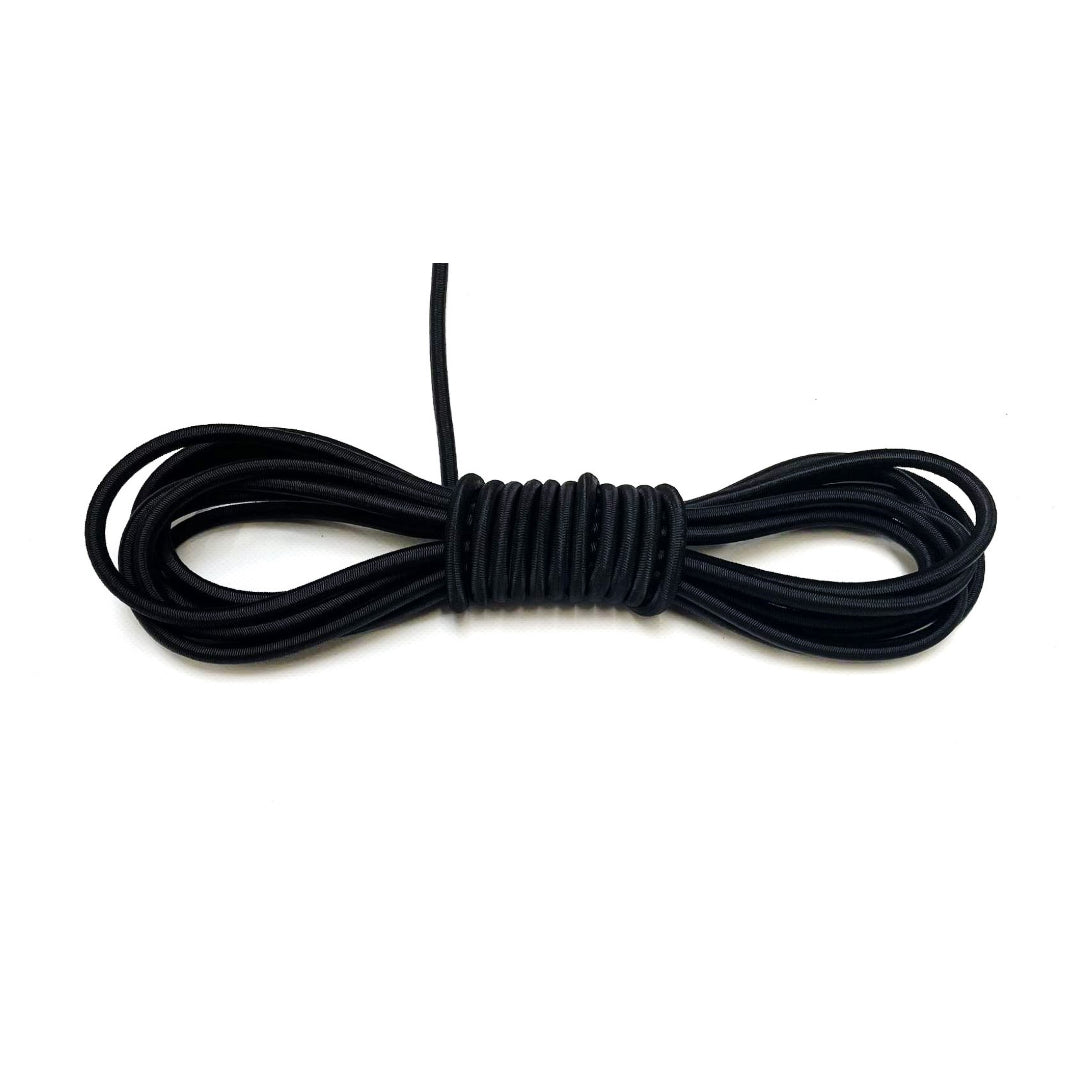 Bungee Cord Elastic 3mm 5mm 6mm Black Craft Trailer Boat DIY x1 x2 x5 x10 x25 x100 x250 Metres