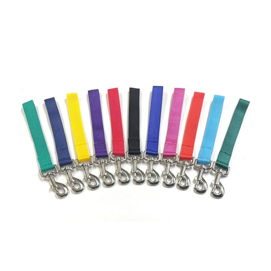 10" Short Close/Traffic Control Dog Training Lead Leash Grab Handle 25mm Webbing