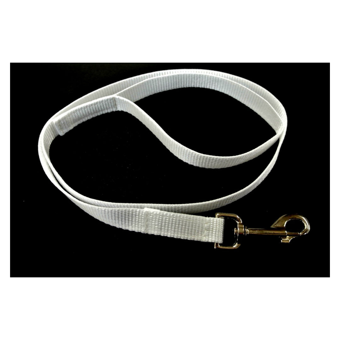 45" Long Puppy Dog Walking Lead Leash 20mm Wide Strong Durable Webbing In 19 Colours