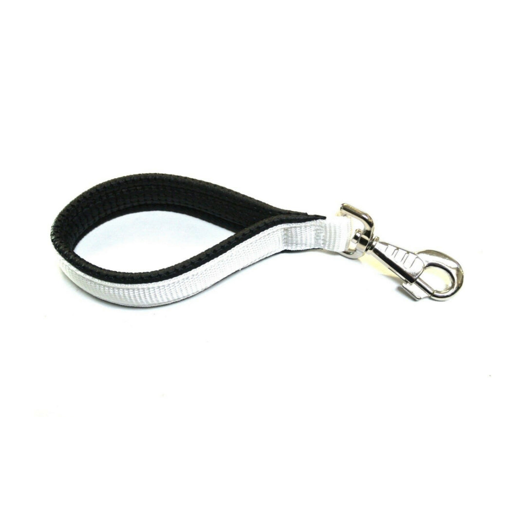 10" Short Close Control Dog Lead With Padded Handle In Various Colours 25mm Webbing