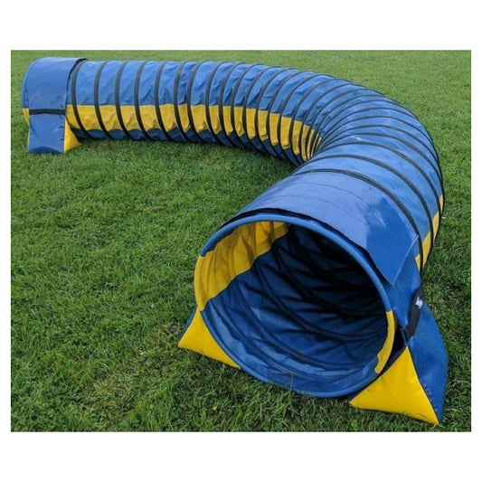 Dog Agility Training Tunnel Sandbags Adjustable 60cm - 80cm Diameter For Indoor And Outdoor UV PVC In Various Colours 300mm Material Width