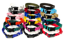 Load image into Gallery viewer, Adjustable Dog Collars 20mm Cushion Webbing In Various Colours And Sizes Small Medium Large