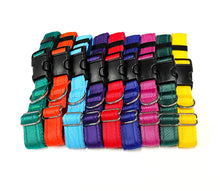 Load image into Gallery viewer, Adjustable Dog Collars 25mm Cushion Webbing In Various Colours And Sizes Small Medium Large