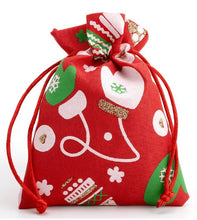 Load image into Gallery viewer, Hessian Drawstring Gift Bags Fabric Linen Christmas Pouch Bags x1 x2 x5 x10 UK Seller