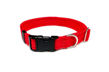 Load image into Gallery viewer, Adjustable Dog Collars 25mm Cushion Webbing In Various Colours And Sizes Small Medium Large