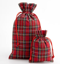 Load image into Gallery viewer, Hessian Drawstring Gift Bags Fabric Linen Christmas Pouch Bags x1 x2 x5 x10 UK Seller