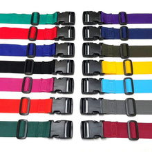 Load image into Gallery viewer, Tie Down Straps Plastic Side Release Buckle 50mm V-Twill Webbing 17 Colours Luggage Storage 1m - 5m Long