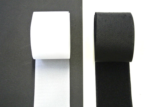 38mm Sew On Hook And Loop Interlocking Tape Black White Sewing Crafts DIY