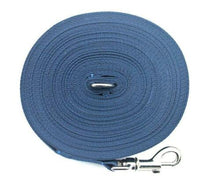 Load image into Gallery viewer, Dog Training Lead Tracking Leash Recall Line 1m To 25m Long 25mm Webbing 7 Colours