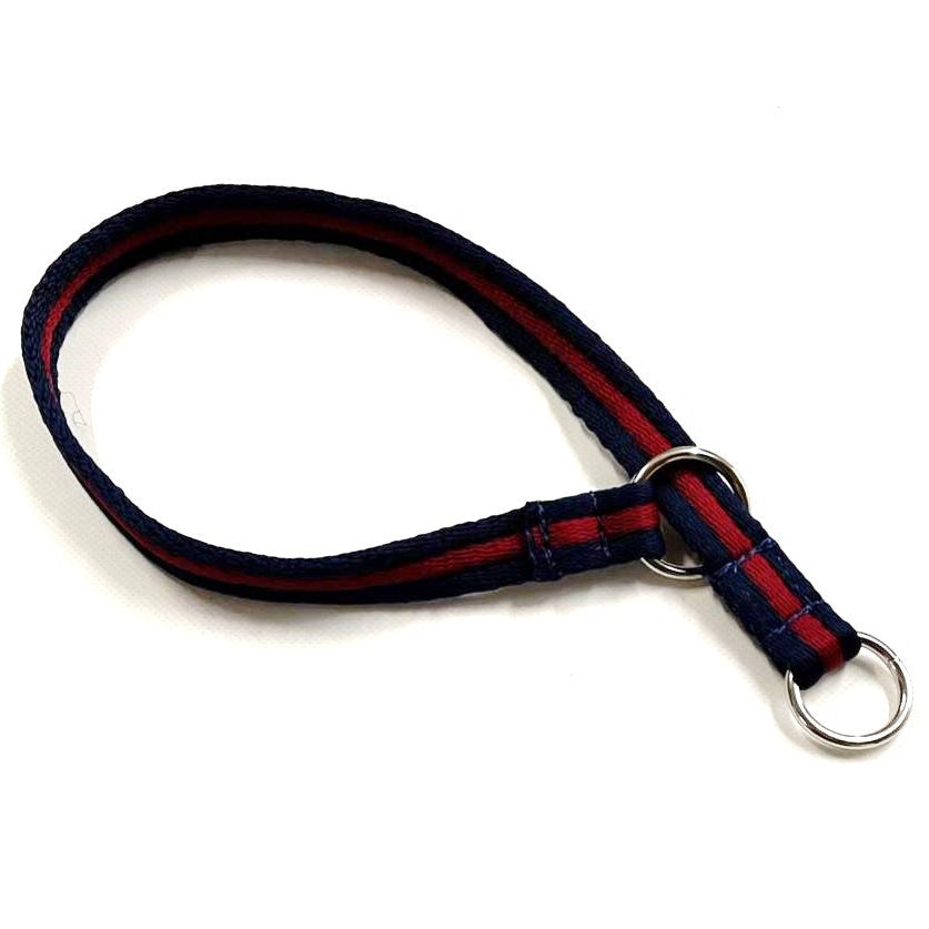 Dog Slip Collar 14" Neck Size 20mm 25mm Soft Air Webbing Various Colours