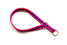 Load image into Gallery viewer, Dog Slip Collar 14&quot; Neck Size 20mm 25mm Soft Air Webbing Various Colours