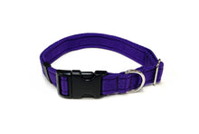 Load image into Gallery viewer, Adjustable Dog Collars 20mm Cushion Webbing In Various Colours And Sizes Small Medium Large