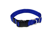 Load image into Gallery viewer, Adjustable Dog Collars 25mm Cushion Webbing In Various Colours And Sizes Small Medium Large