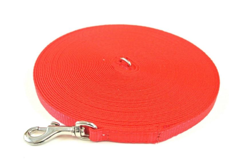 Puppy Dog Training Leads In 18 Colours 13mm bing 5ft 25ft Long Le