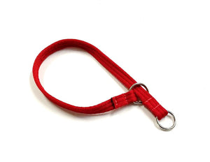 Dog Slip Collar 18" Neck Size 20mm 25mm Soft Air Webbing Various Colours